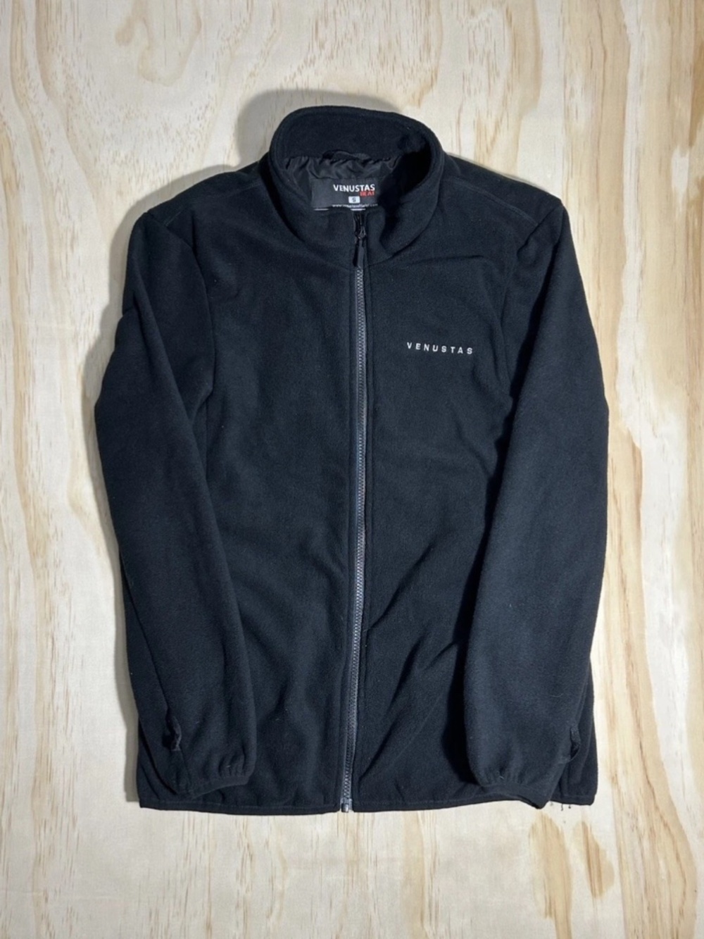 Venustas Heat Full Zip Fleece Jacket Men Small Black With Battery Heated